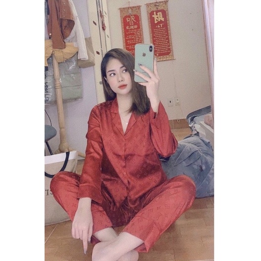 Pijama nam nữ dài tay , bộ đồ ngủ lụa satin mềm mịn cao cấp | BigBuy360 - bigbuy360.vn