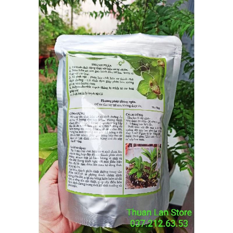 Viên Nén Dinh Dưỡng Hữu Cơ Ben-01 Hùng Nguyễn Đà Lạt hộp 1kg