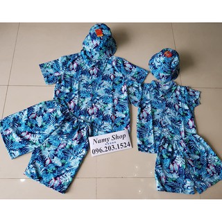 4 bộ và 4 nón đi biển