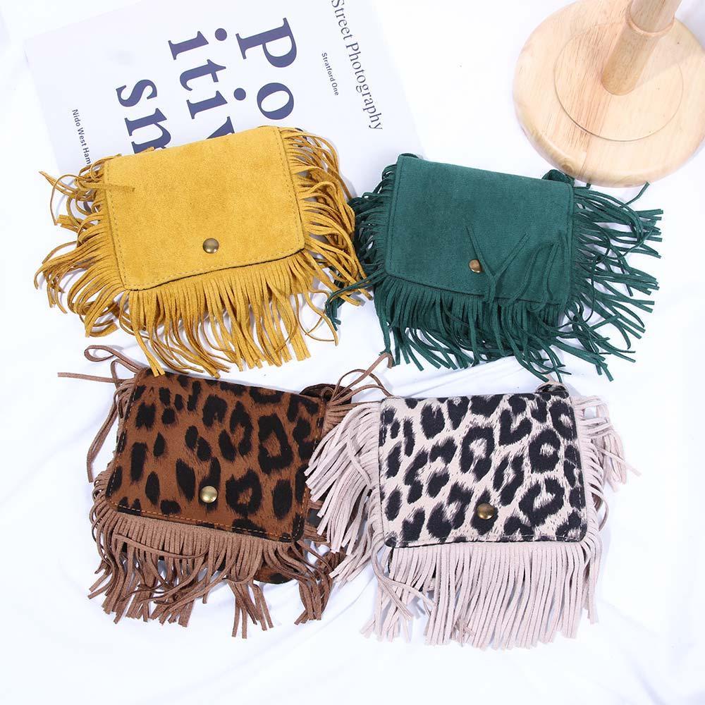 MIHAN1 Ví Đựng Tiền Xu Mini Tua Rua Thời Trang Cho Bé Gái