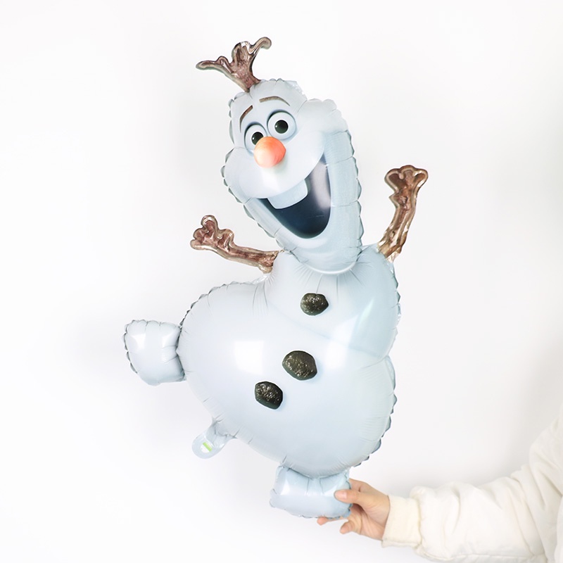 Bộ 5 Bóng Bay Bằng Lá Nhôm In Hình Công Chúa Anna Elsa Cho Trẻ Em