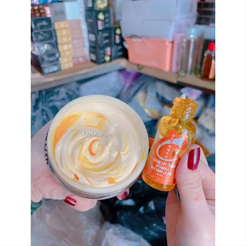 Serum cấy trắng Vitamin C Body  - 40ml