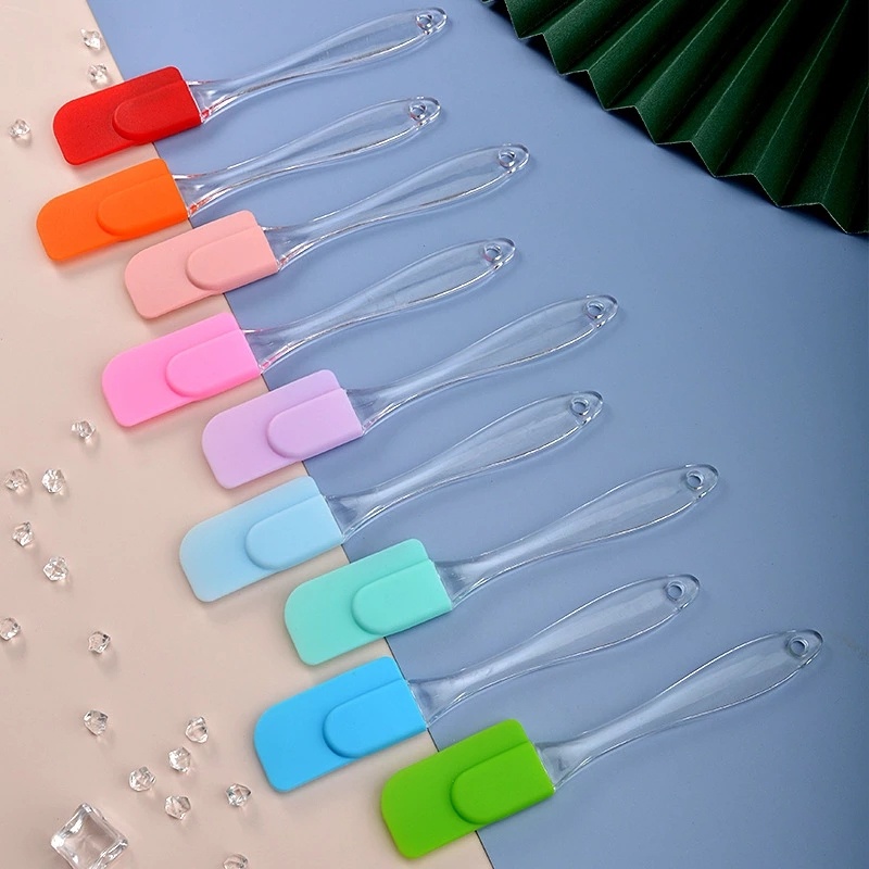 1 Dụng Cụ Phới Trộn Bột Làm Bánh Kem Bằng Silicon Trong Suốt Có Thể Tháo Rời Màu Ngẫu Nhiên Đa Năng Dành Cho Nhà Bếp