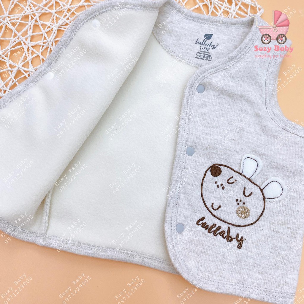 [CHÍNH HÃNG]Áo gile lót nỉ cao cấp mềm mại Lullaby