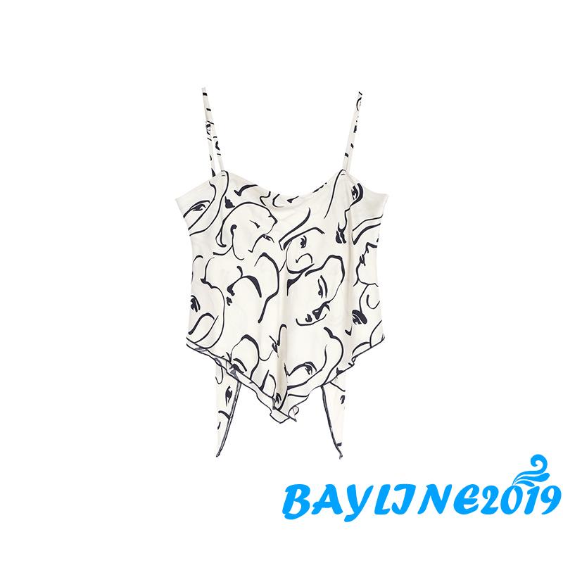 Áo Ống In Họa Tiết Khuôn Mặt Thời Trang Dành Cho Nữ | BigBuy360 - bigbuy360.vn