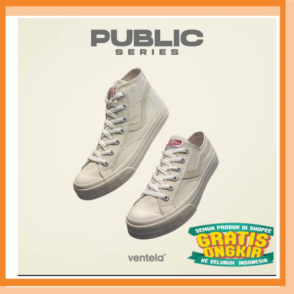 Giày Sneaker Kem Cổ Thấp Size 38 39 40 41 42 43 44 45 VENTELA P76 Cho Người Lớn Tuổi