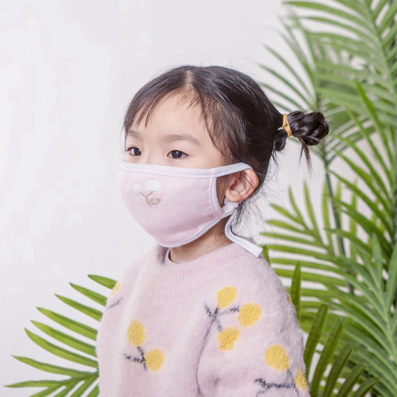 Khẩu trang vải than tre sơ sinh có dây điều chỉnh đủ size mặt cho bé tiện lợi không lo về kích cỡ