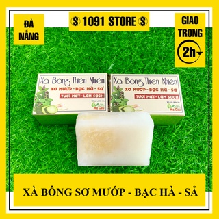 Xà bông xơ mướp-bạc hà-sả - giao trong ngày