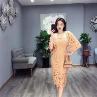 Vải ren khoang hoa đẹp (1m5 x 1m5)