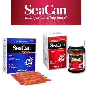SeaCan Traphaco bổ sung canxi tự nhiên từ tảo biển đỏ