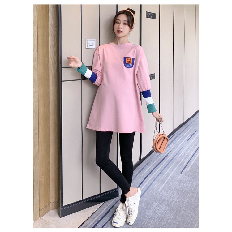 Áo Thun Nỉ Bầu Dài Tay Dày Dặn AB283