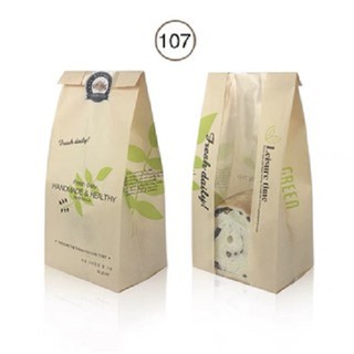 Túi Bánh mì dọc, túi Kẹo Giấy Kraft Handmade Healthy 30,3x12cm (50 cái)