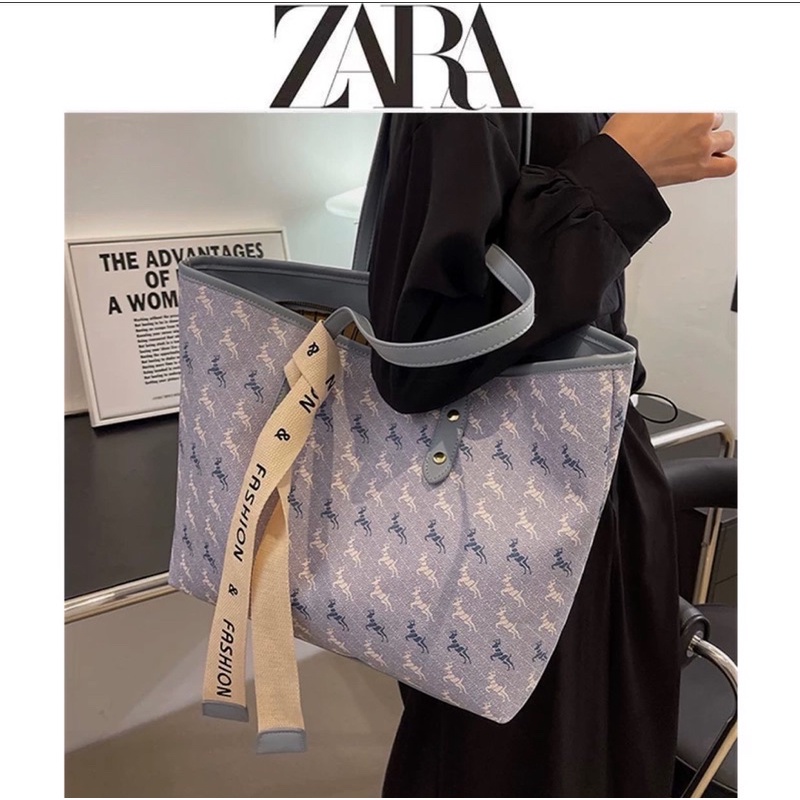 Túi xách ZARA bản to đựng được cả thế giới( hàng order)