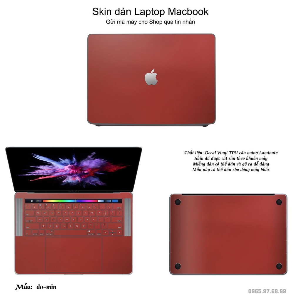 Skin dán Macbook mẫu Aluminum Chrome đen sần (đã cắt sẵn, inbox mã máy cho shop)
