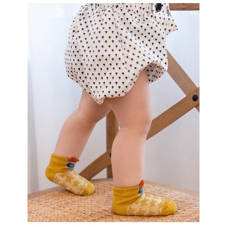[0-6Y] Set 5 Đôi Vớ Len Cho Bé, Tất Mềm Mịn Cho Bé Trai Bé Gái