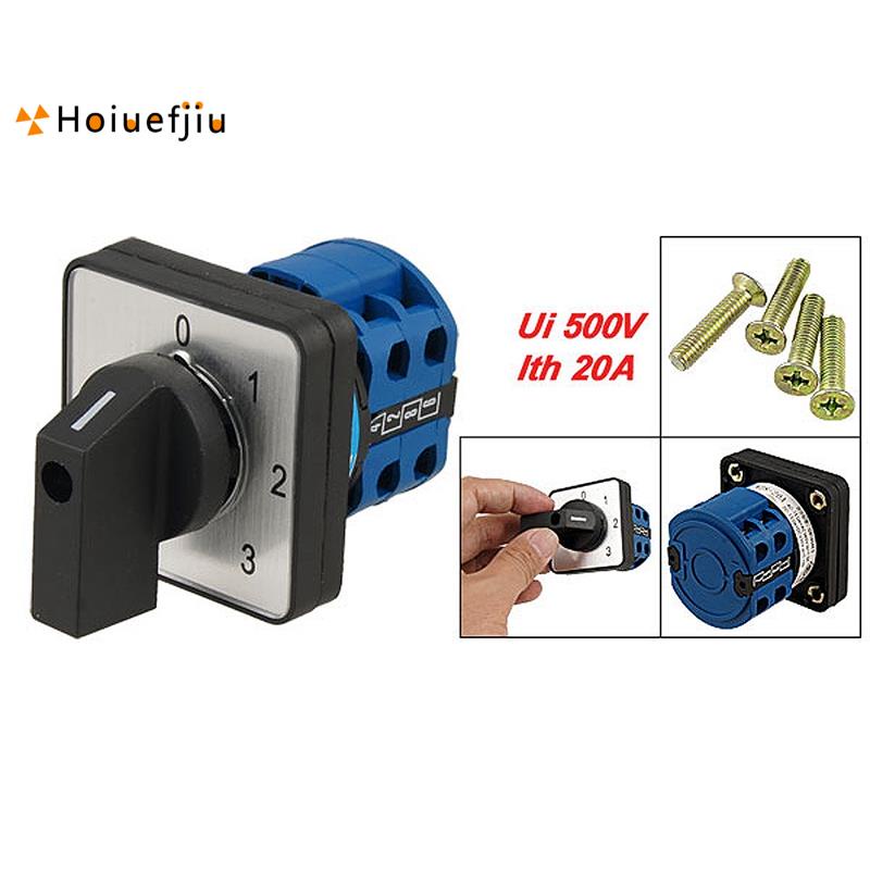 Công Tắc Điều Khiển Xoay 4 Chấu 20a