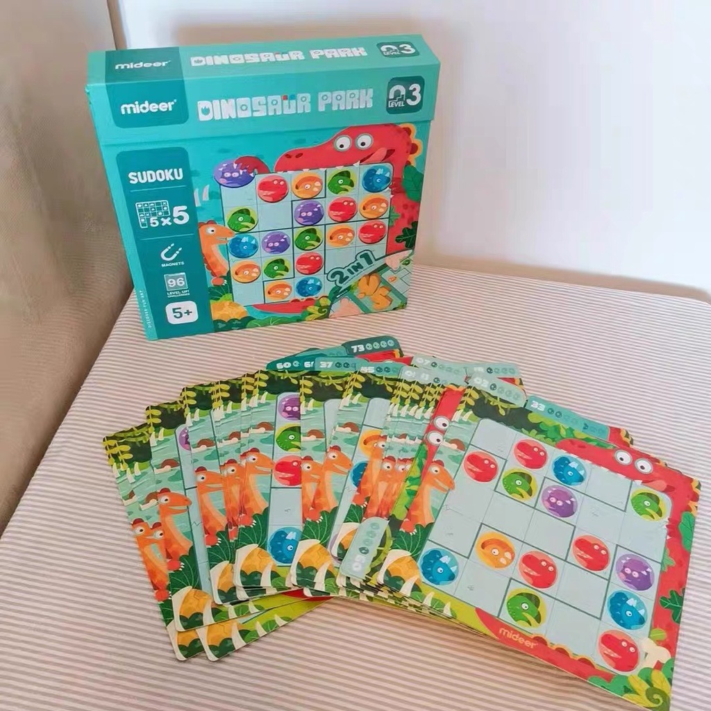 Trò chơi Sodoku thông minh, trí tuệ cho vé 3-6 tuổi - HÃNG MIDEER - ĐỒ CHƠI PHÁT TRIỂN TRÍ TUỆ
