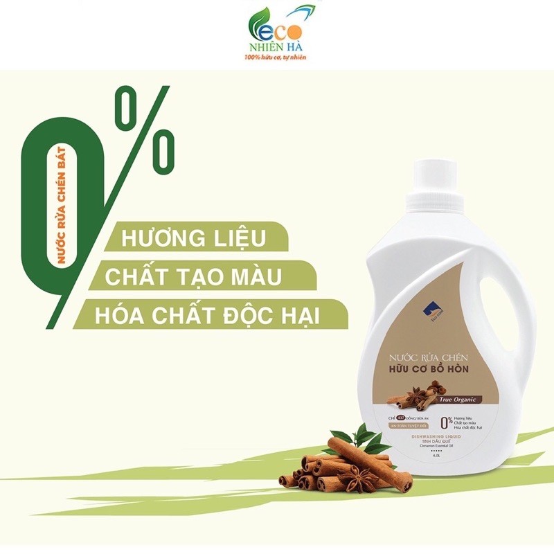 Nước rửa chén bát hữu cơ Ecocare 500ml