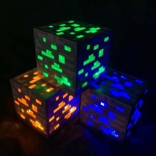 Bộ sưu tập khối đèn minecraft có kèm sạc phát sáng cực đẹp