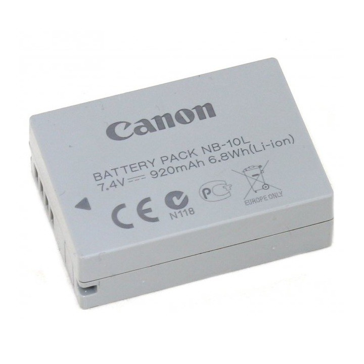 Pin NB-10L dùng cho máy ảnh CAN0N Powershot G1 X, Powershot G15, Powershot SX40 HS, PowerShot SX50 HS, Powershot G16