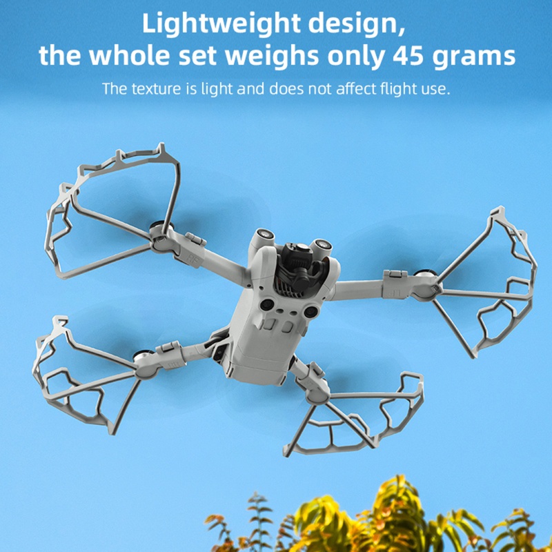 1 Bộ Khung Bảo Vệ Cánh Quạt Màu Xám Cho Mini 3 Pro