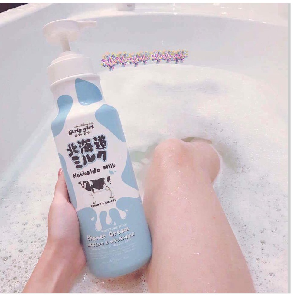 [Mã giảm giá] Sữa Tắm Dưỡng Ẩm Và Mịn Da Made In Nature Hokkaido Milk Moisture Rich Shower Cream