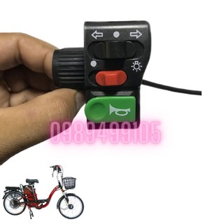 Công tắc đèn còi xi nhan xe đạp điện