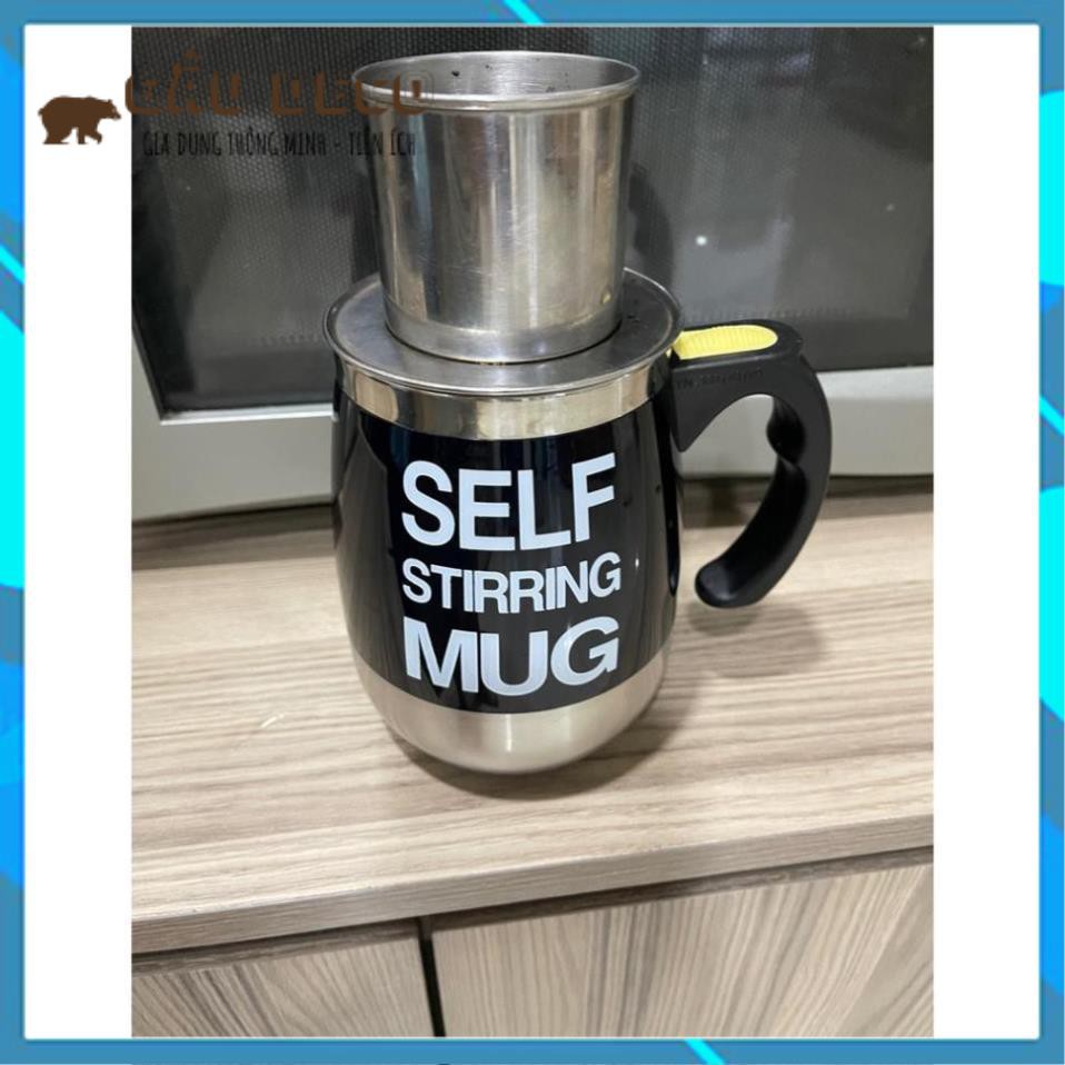 [👉FREESHIP] Ly/cốc tự khuấy giữ nhiệt lớn 450ml – Chính hang Auto Magnetic Mug – Khuấy café, thức uống  văn phòng