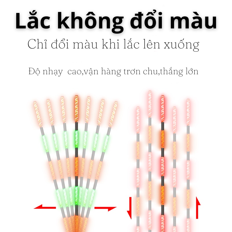 Phao Câu Đài đổi màu ngày và đêm Long Thanh Tự , tăm phao đa dạng , truyền tín hiệu siêu nhậy