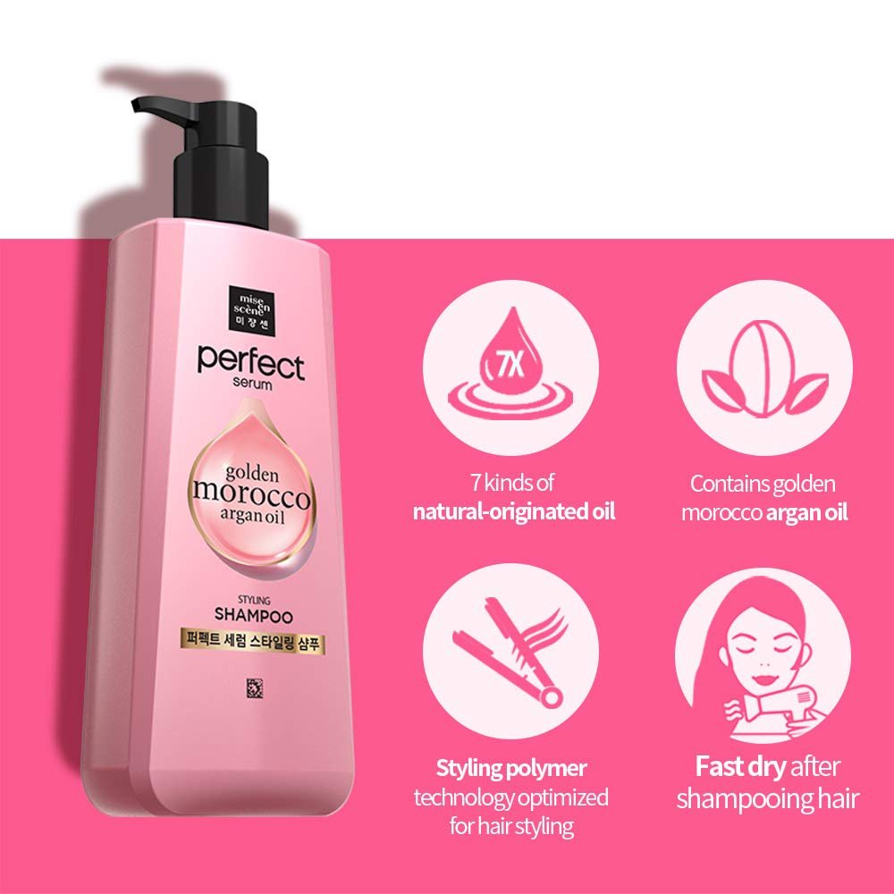 Dầu Xả Giữ Nếp Tóc  Mise En Scene Perfect Serum Styling Conditioner 680ml