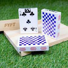 Bộ bài Cardistry FOREVER BLUE CHECKERBOARDS R2 Anyone Worldwide  Playing card