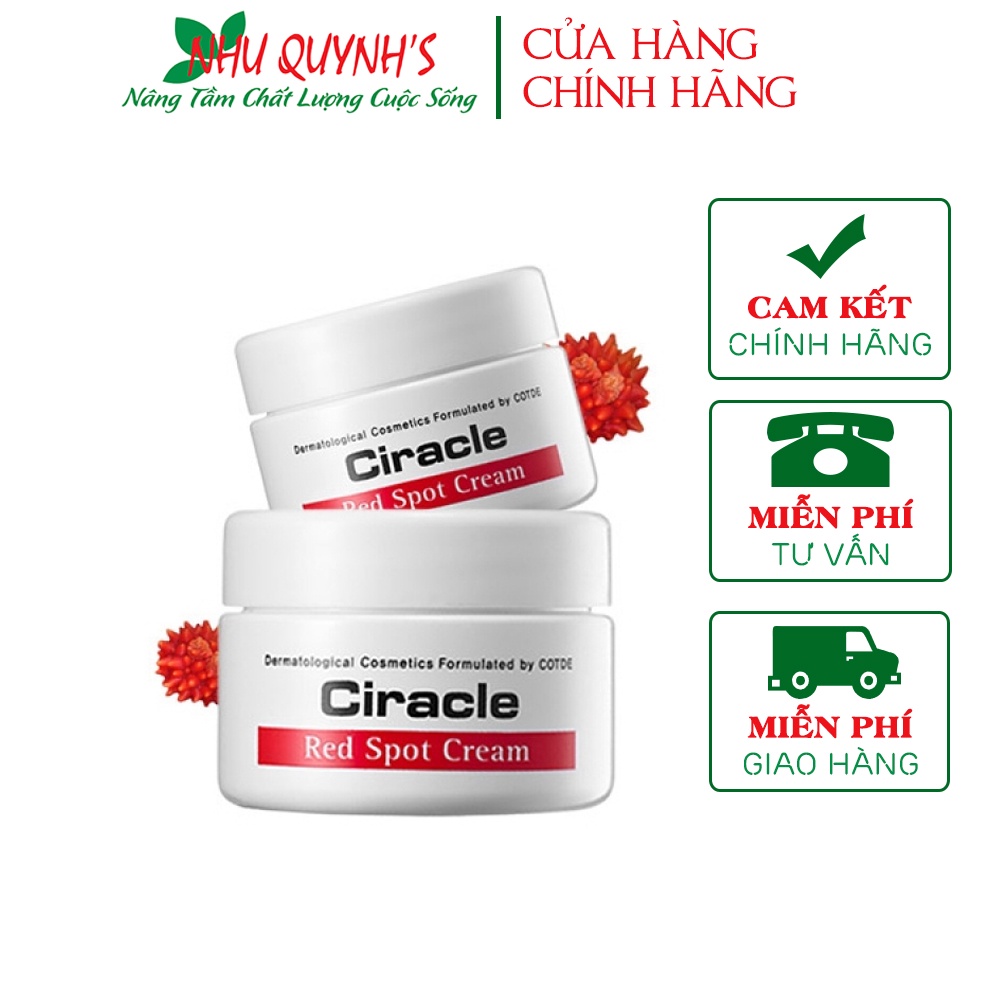 Kem Hỗ Trợ Giảm Mụn Ciracle Red Spot Cream 30ml