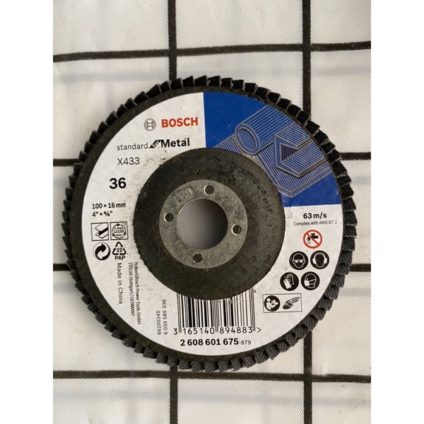 DĨA NHÁM XẾP 100mm bosch