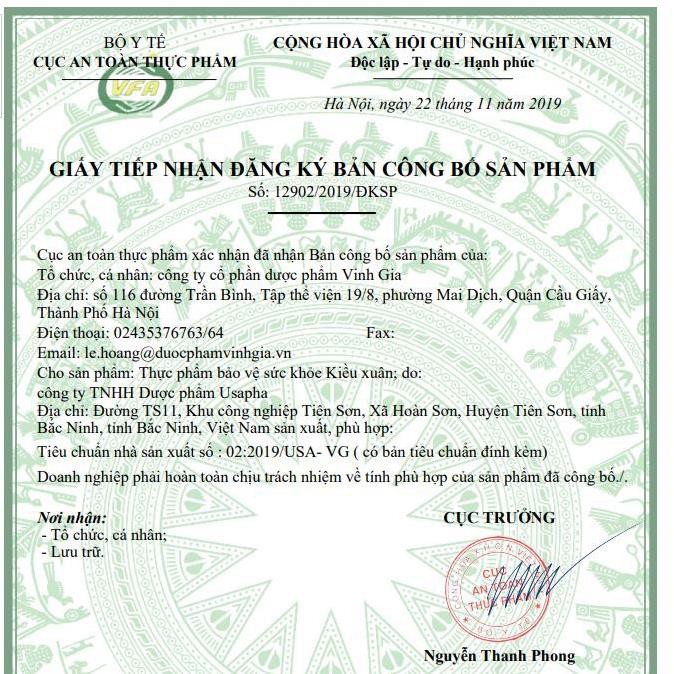 [CHÍNH HÃNG ] Kiều Xuân viên uống có tem cty VINH GIA - Trẻ đẹp, khoẻ mạnh và hấp dẫn - Hộp 20 viên
