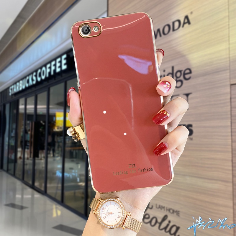 Ốp Điện Thoại Silicon Mềm Kết Cấu Sang Trọng Bảo Vệ Cho OPPO A83 Case F1S A59 2022
