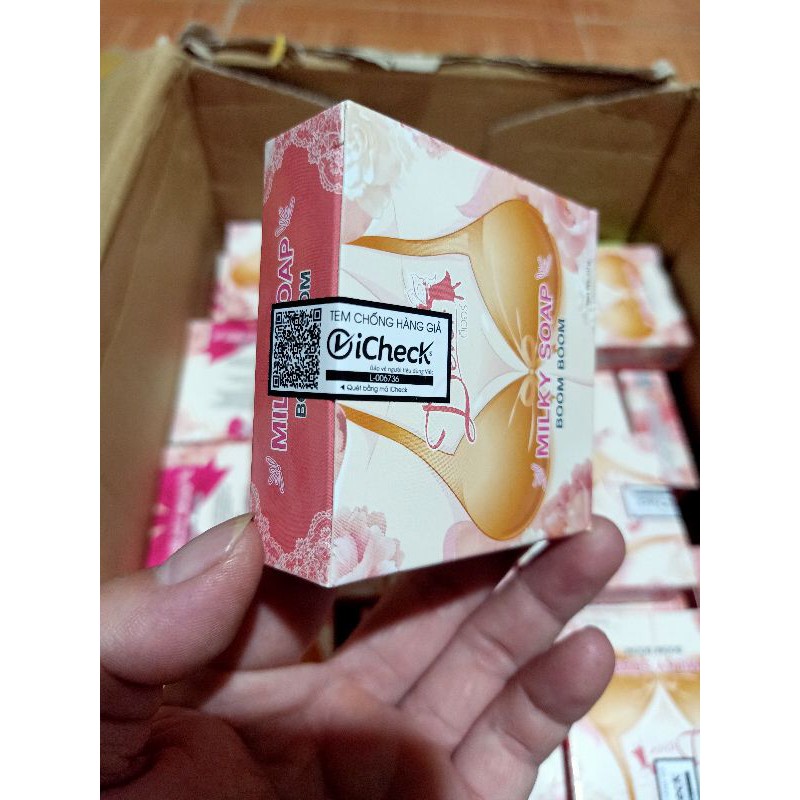 Xà Phòng Nở Ngực,  Xà Bông Tăng Vòng 1 Milky Soap Thái Lan Chính Hãng