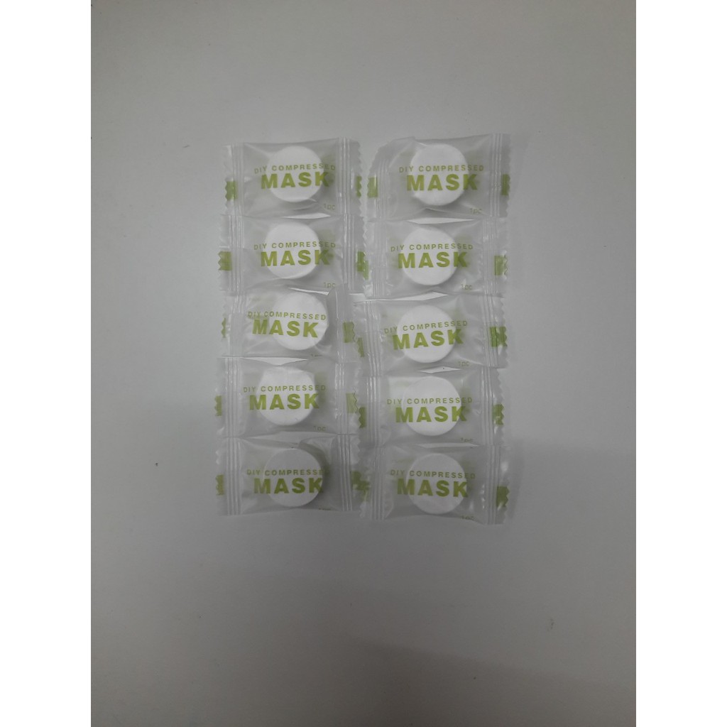 Mặt nạ nén dạng viên kẹo Lotion mask thương hiệu SILK TOUCH tiện dụng