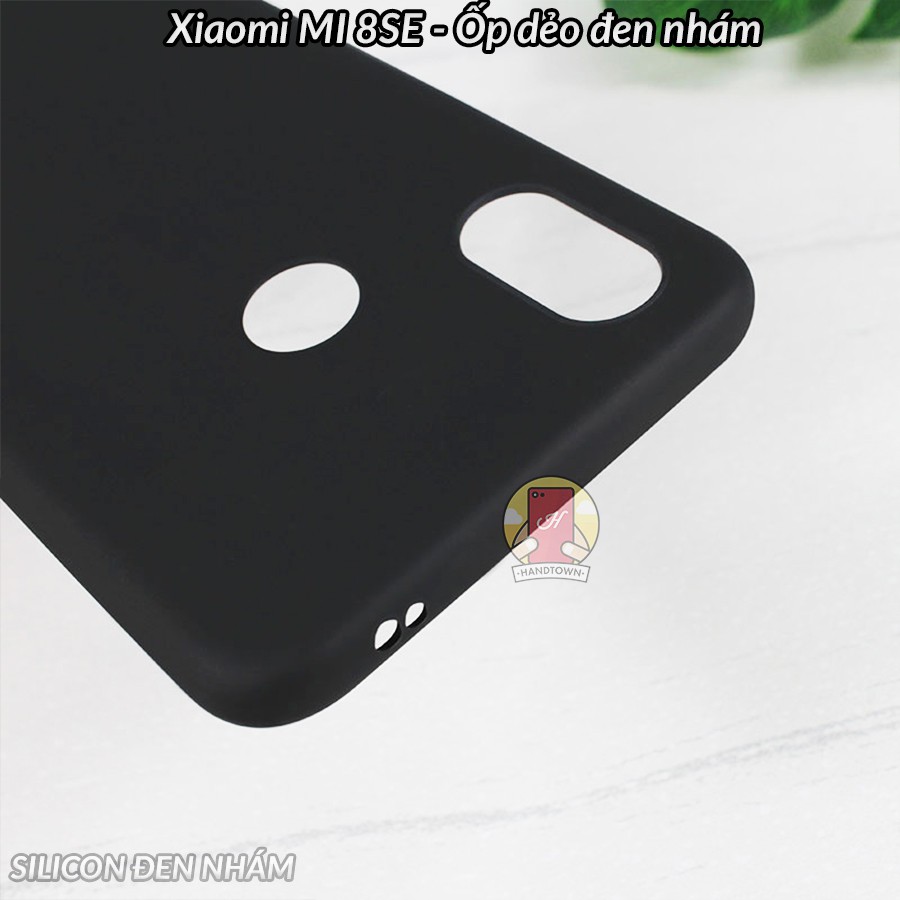 Ốp lưng Xiaomi Mi 8SE dẻo đen nhám chống trầy