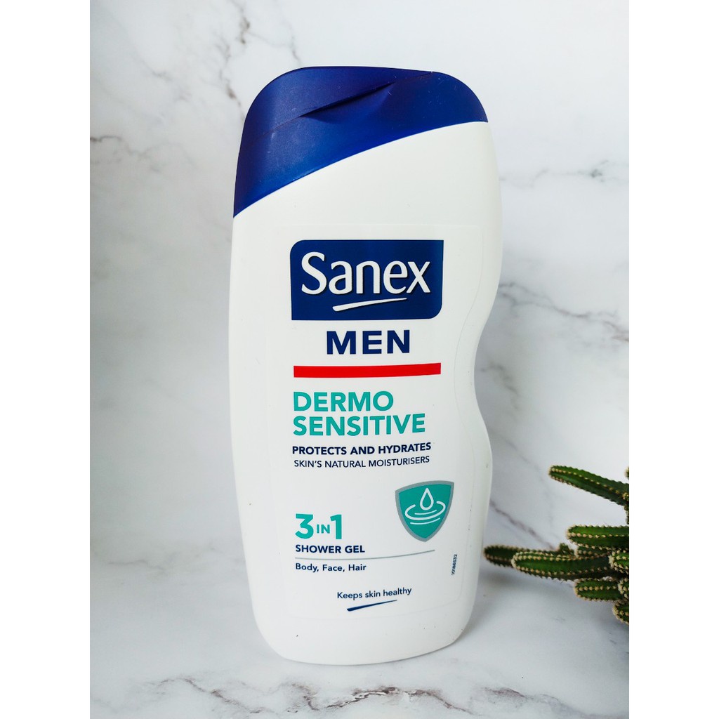 SỮA TẮM SANEX MEN Dermo Sensitive 3 trong 1 500ML