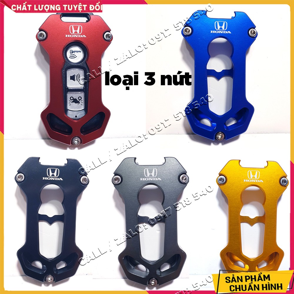 🛵 Ốp chìa khoá CNC smart key honda SH, SH mode, PCX , LEAD, AIR BLADE, VISION ( MẪU HONDA) - tặng lục giác 🛵