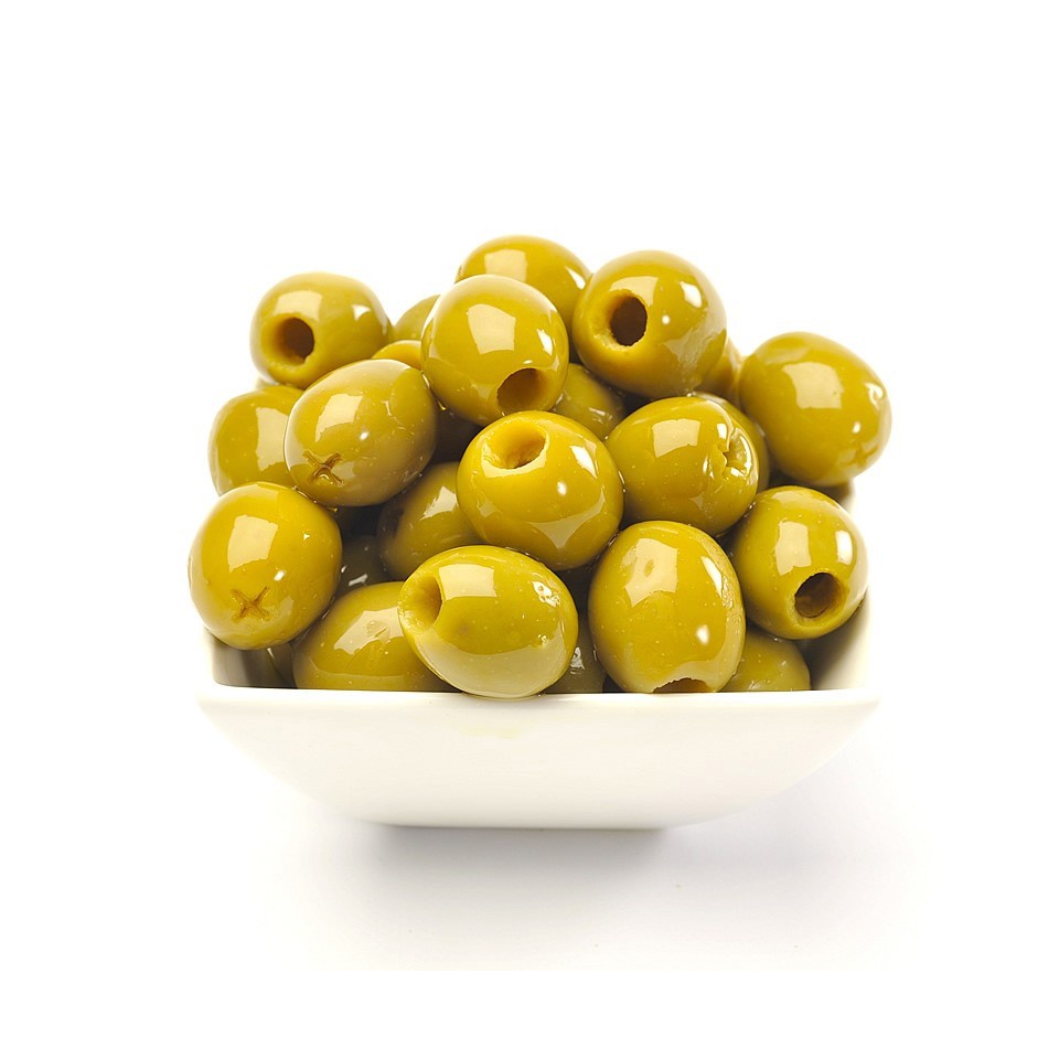 Trái Olive Nutri Garden Xanh Tách Hạt Ngâm Nguyên Trái Hiệu Acorsa 3.3Kg/Hộp