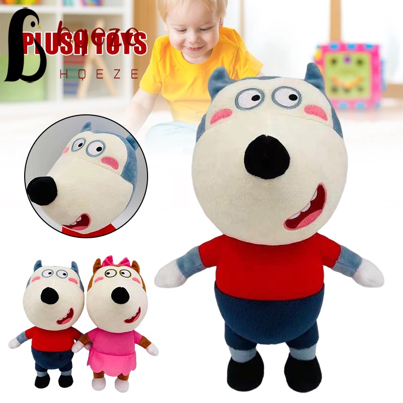 Chó Sói Nhồi Bông Mềm Mại Và Lucy Đáng Yêu Dài 30cm Dễ Thương