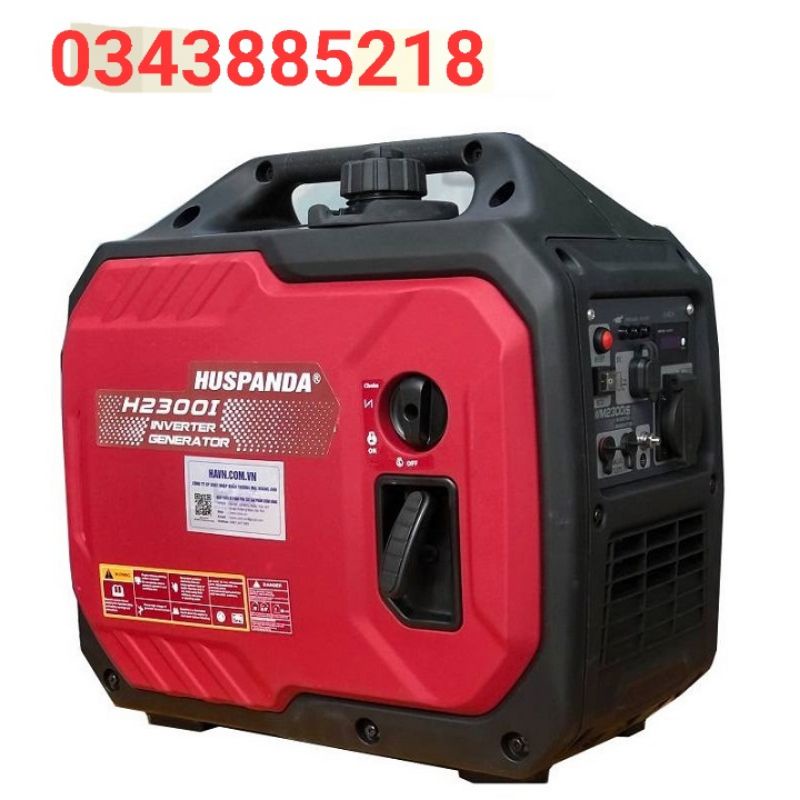 Máy Phát Điện Chạy Xăng 2Kw Huspanda H2300I công nghệ Inverter