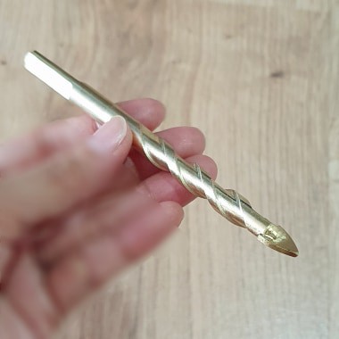 Mũi Khoan Bê Tông 10mm Đầu hơp kim Đuôi Trơn