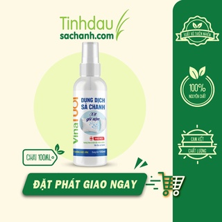Chai xịt thơm chăn ga gối nệm cao cấp 100ml Tinhdausachanh.com [GIÁ HỜI] xịt phun sương khử mùi ẩm mốc bộ drap giường