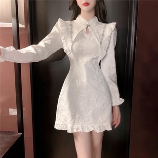 Đầm sườn xám phong cách Trung Hoa