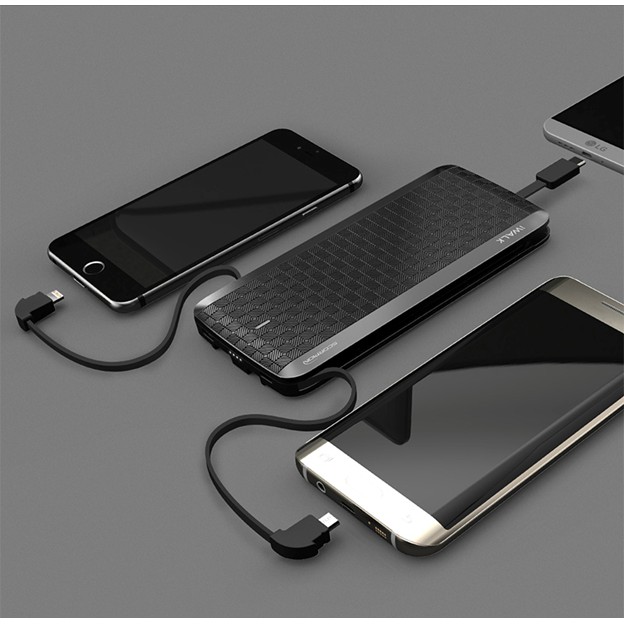 PIN DỰ PHÒNG IWALK SCORPION 8000mAh/Pin Dự Phòng Tích Hợp Cáp Sạc Dây Rút Gọn Baseus Free2Pull 20000