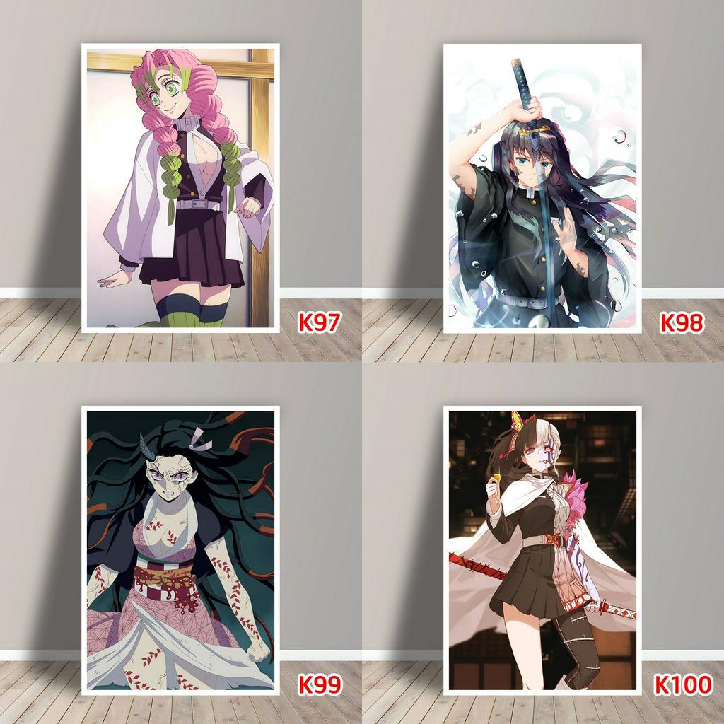 Tấm Postcard Cao Cấp Anime Kimetsu No YaiBa (Mẫu 3)