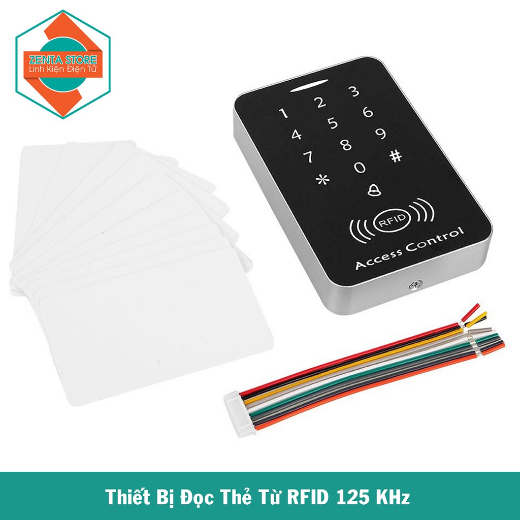 Thiết Bị Đọc Thẻ Từ RFID 125 KHz Và 10 Thẻ Quẹt
