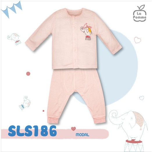 SLS186 Bộ dài tay La Pomme cúc giữa Xiếc voi